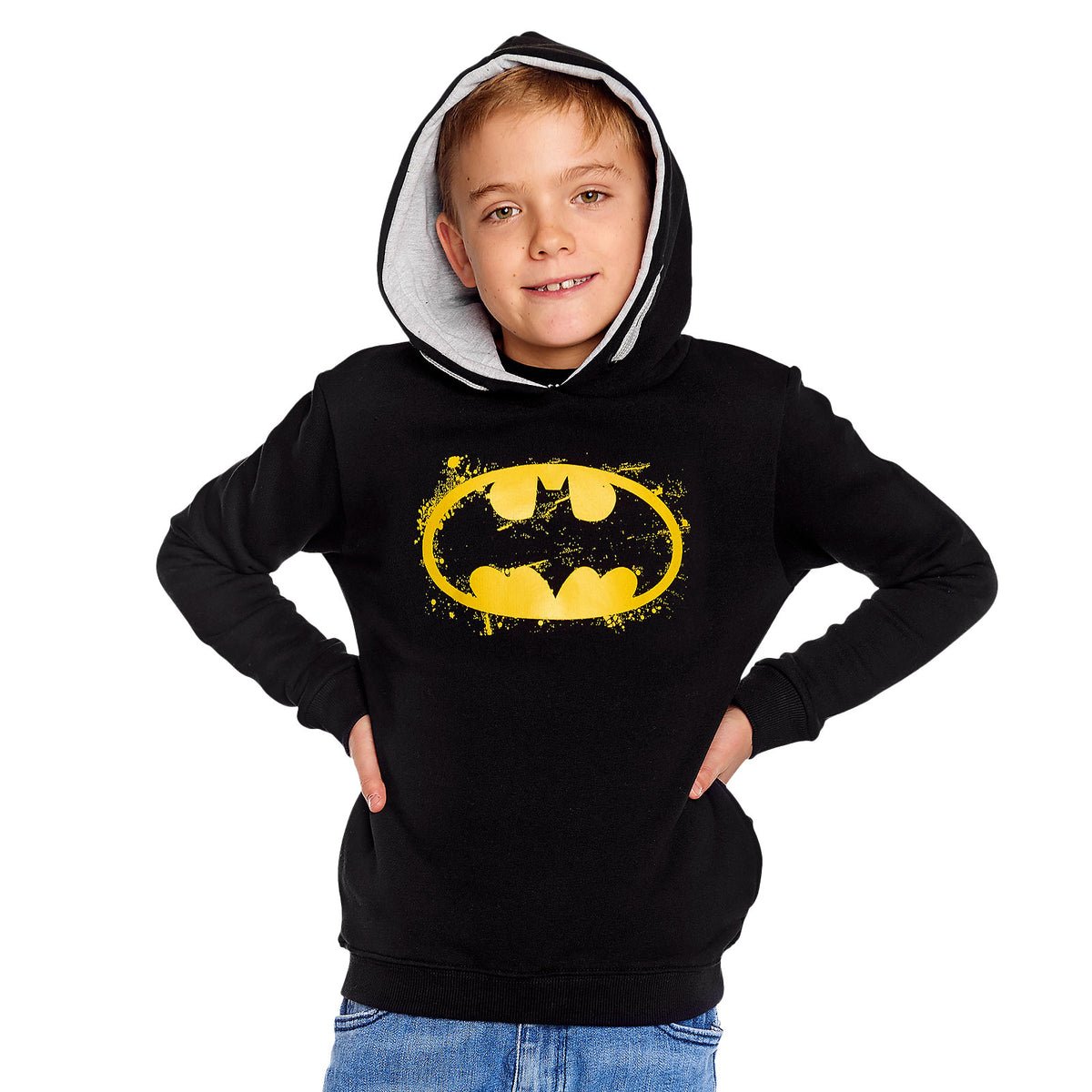 Productafbeelding Batman - Logo Kinder Hoodie Zwart