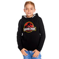 Productafbeelding Jurassic Park - Filmlogo Kinder Hoodie Zwart