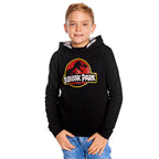 Productafbeelding Jurassic Park - Filmlogo Kinder Hoodie Zwart