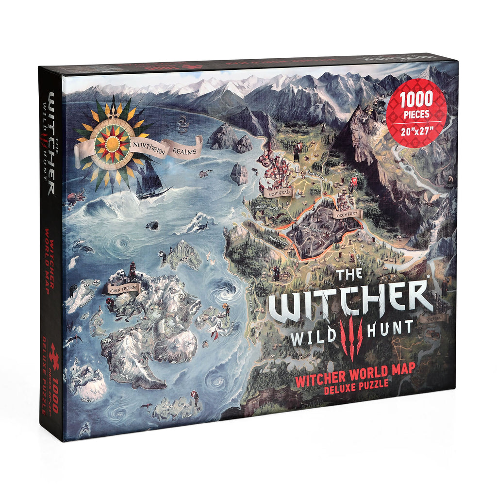Productafbeelding Witcher - Kaart van de Noordelijke Koninkrijken Puzzel