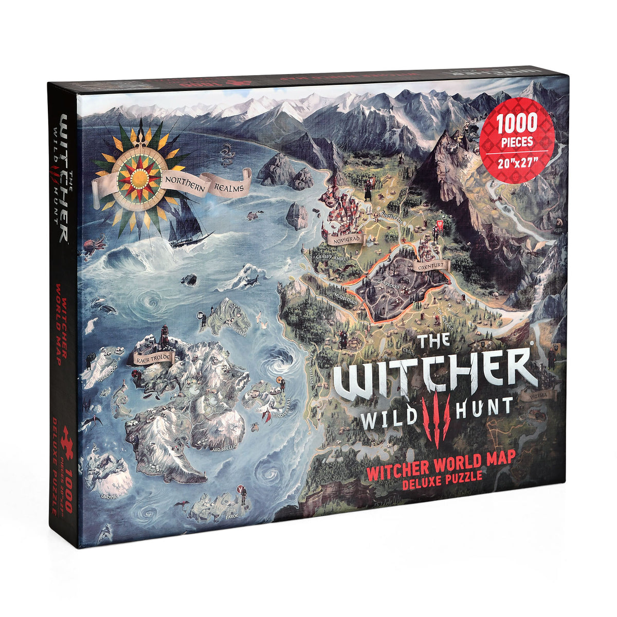 Productafbeelding Witcher - Kaart van de Noordelijke Koninkrijken Puzzel