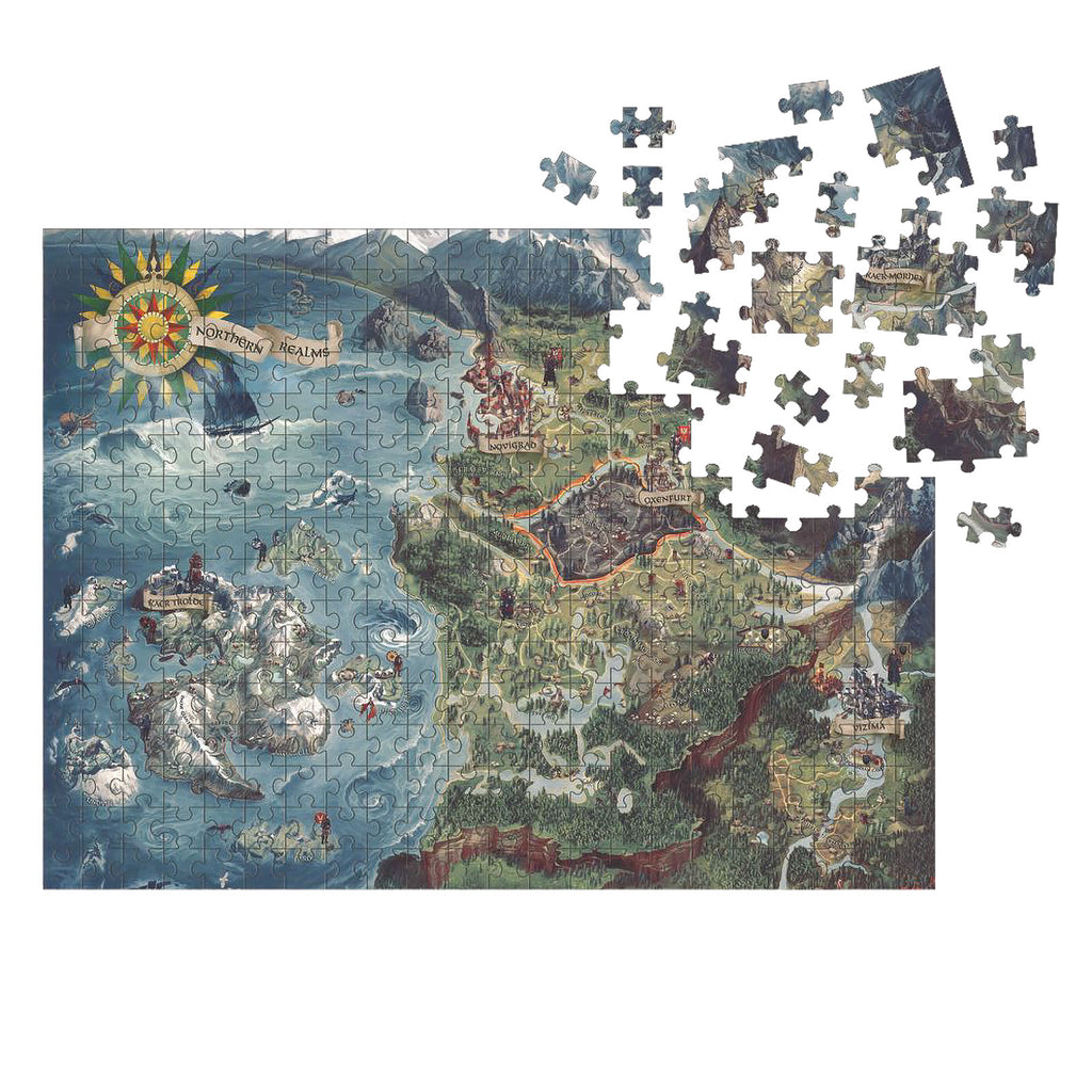 Productafbeelding Witcher - Kaart van de Noordelijke Koninkrijken Puzzel