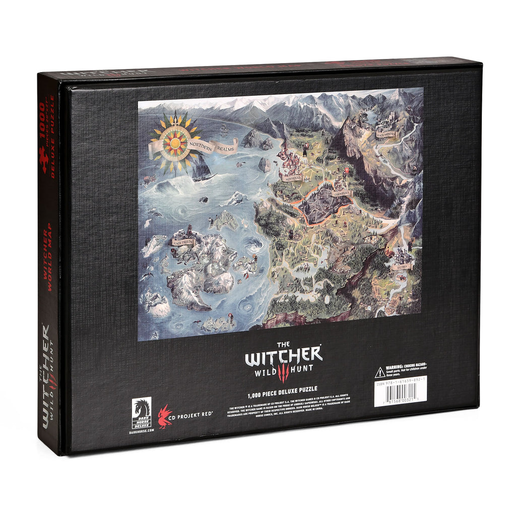 Productafbeelding Witcher - Kaart van de Noordelijke Koninkrijken Puzzel