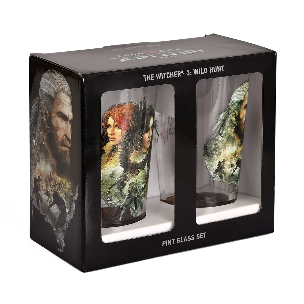 Productafbeelding Witcher - Geralt, Triss & Yennefer Glazenset