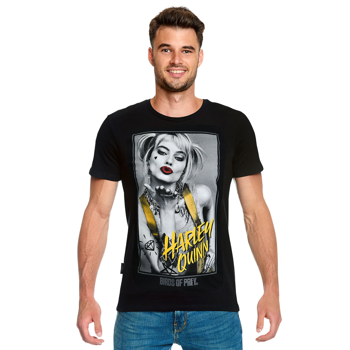 Productafbeelding Birds of Prey - Harley Kiss T-Shirt Zwart