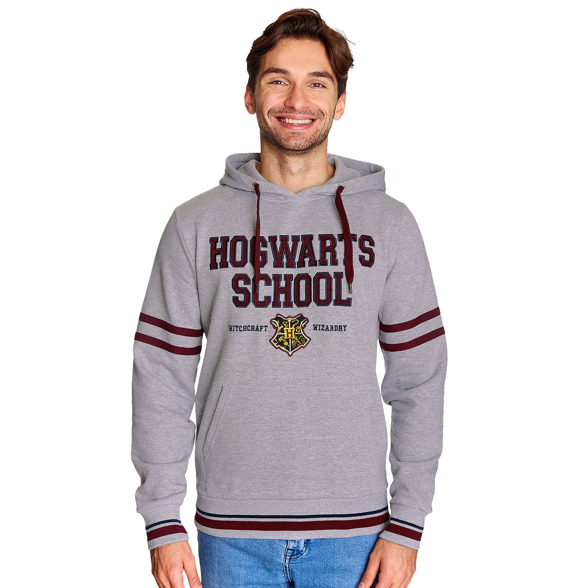 Productafbeelding Harry Potter - Hogwarts School Hoodie grijs
