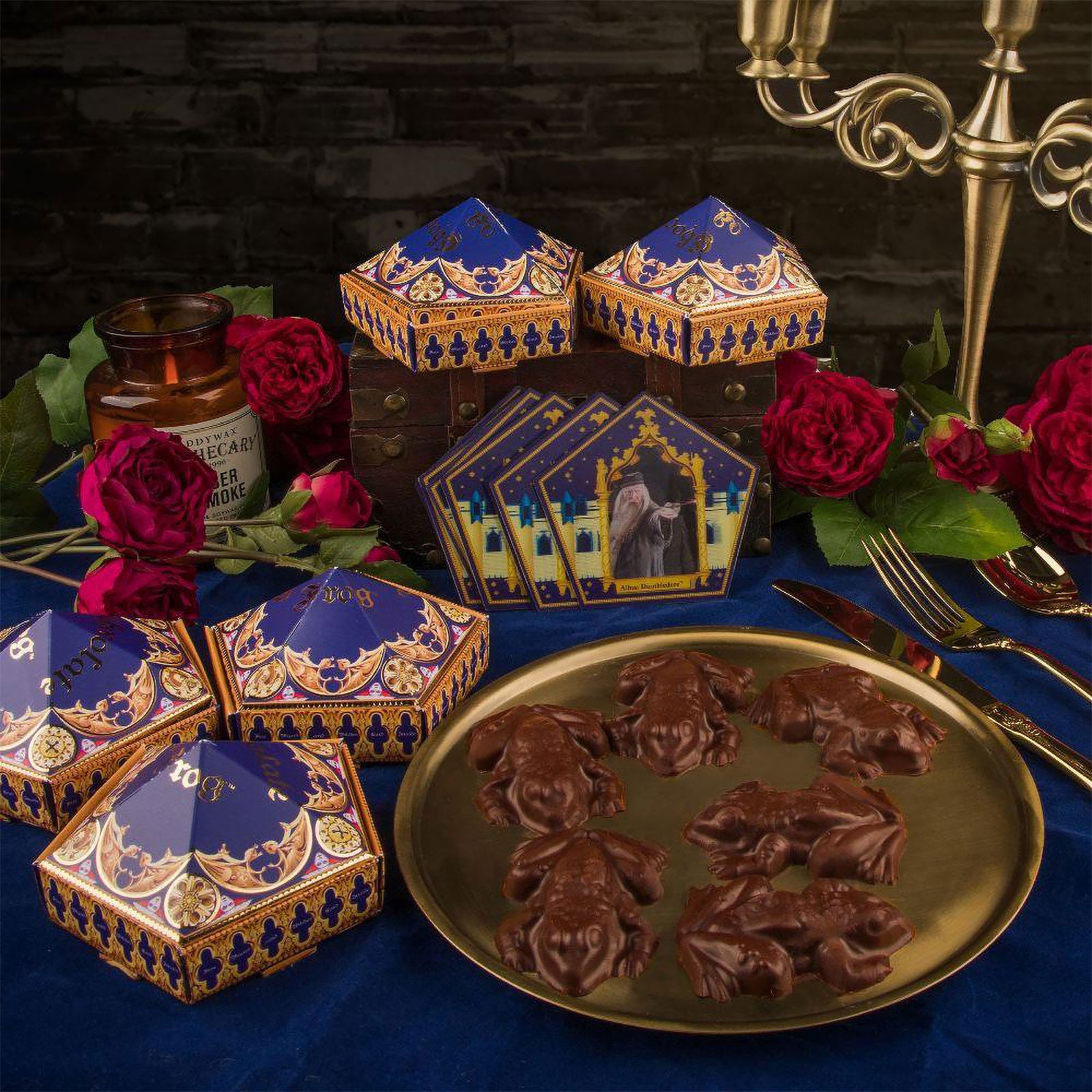 Productafbeelding Chocolade Kikker Praline Vorm Set met Verzamelkaarten - Harry Potter