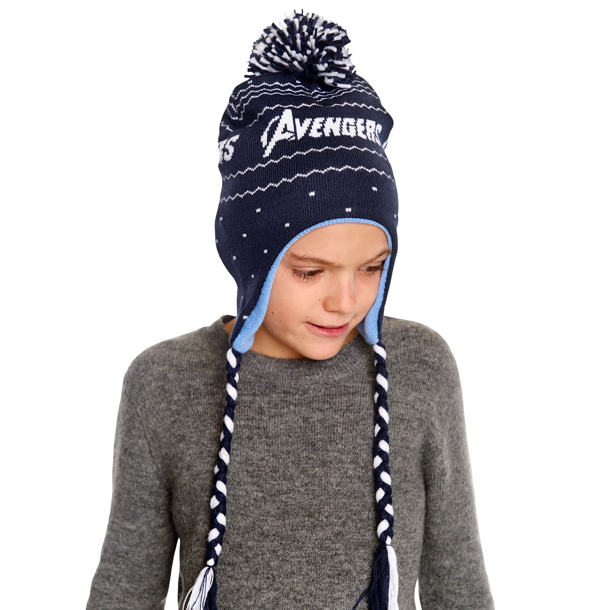 Productafbeelding Avengers - Logo Muts met Pompons