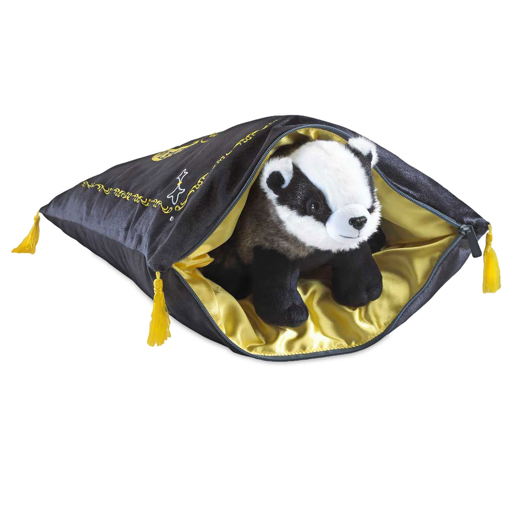 Productafbeelding Harry Potter - Hufflepuff Wapen Kussen met Pluche Figuur