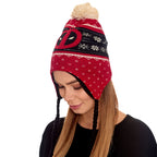 Productafbeelding Deadpool - Logo Muts met Pompons
