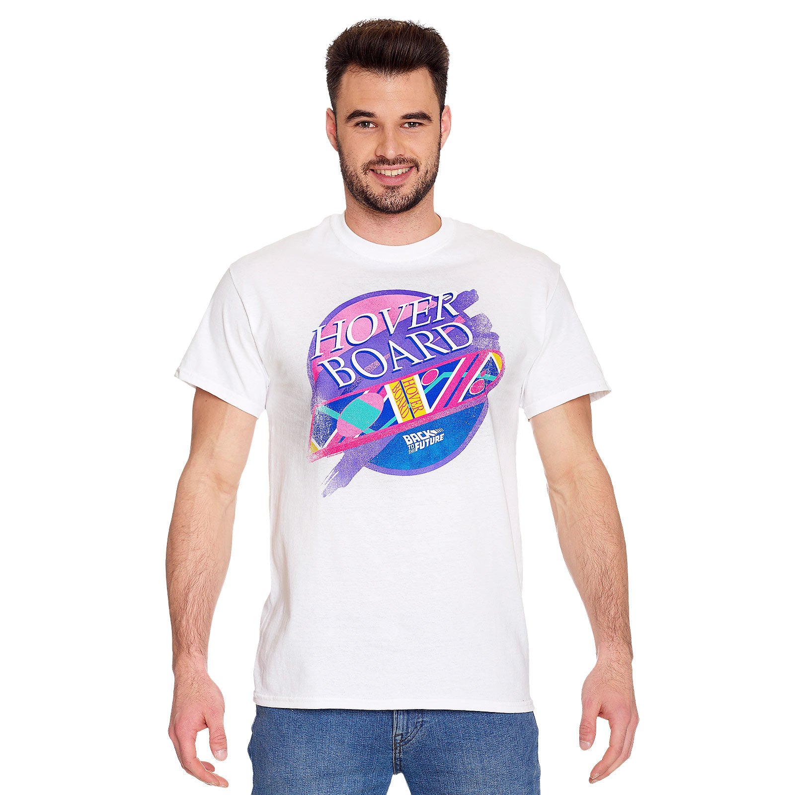 Productafbeelding Terug naar de Toekomst - Hover Board T-shirt wit