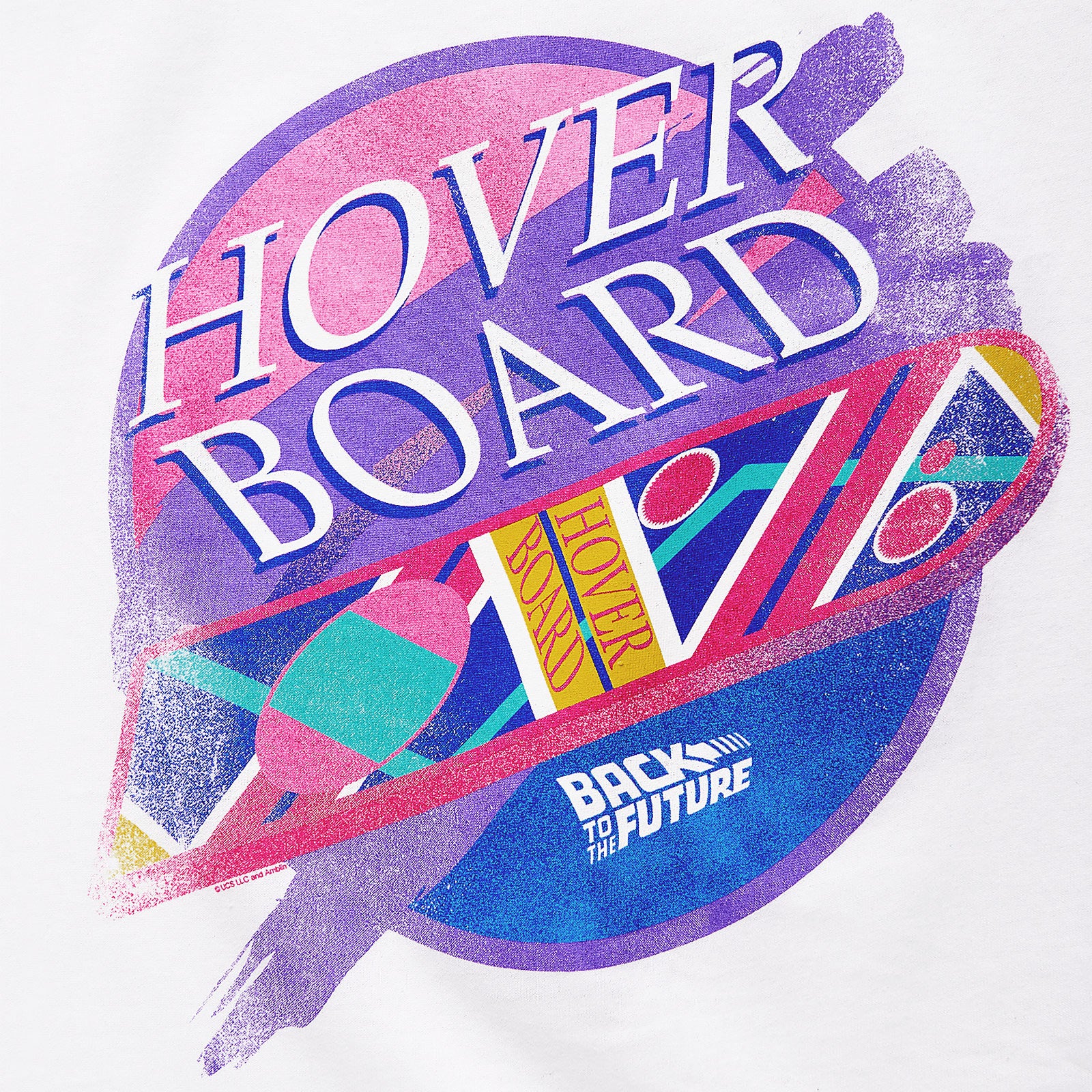 Productafbeelding Terug naar de Toekomst - Hover Board T-shirt wit