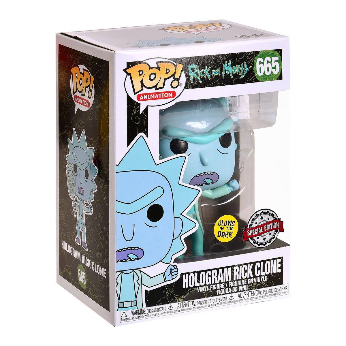 Productafbeelding Rick and Morty - Rick Glow in the Dark Funko Pop Figurine