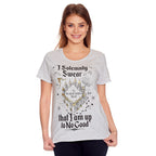 Productafbeelding Harry Potter - Marauder's Map Dames T-Shirt Grijs
