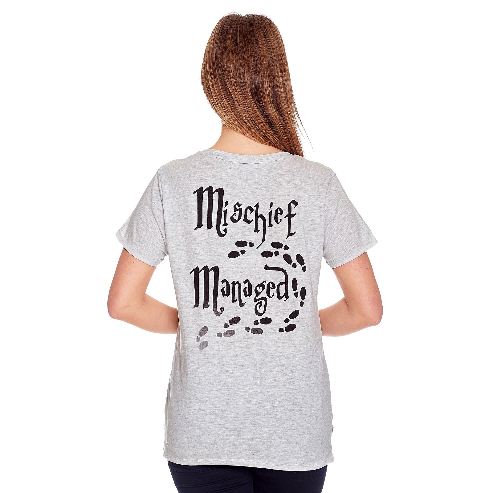 Productafbeelding Harry Potter - Marauder's Map Dames T-Shirt Grijs