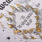 Productafbeelding Harry Potter - Marauder's Map Dames T-Shirt Grijs
