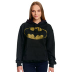 Productafbeelding Batman - Distressed Bat Logo Hoodie Zwart