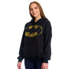 Productafbeelding Batman - Distressed Bat Logo Hoodie Zwart
