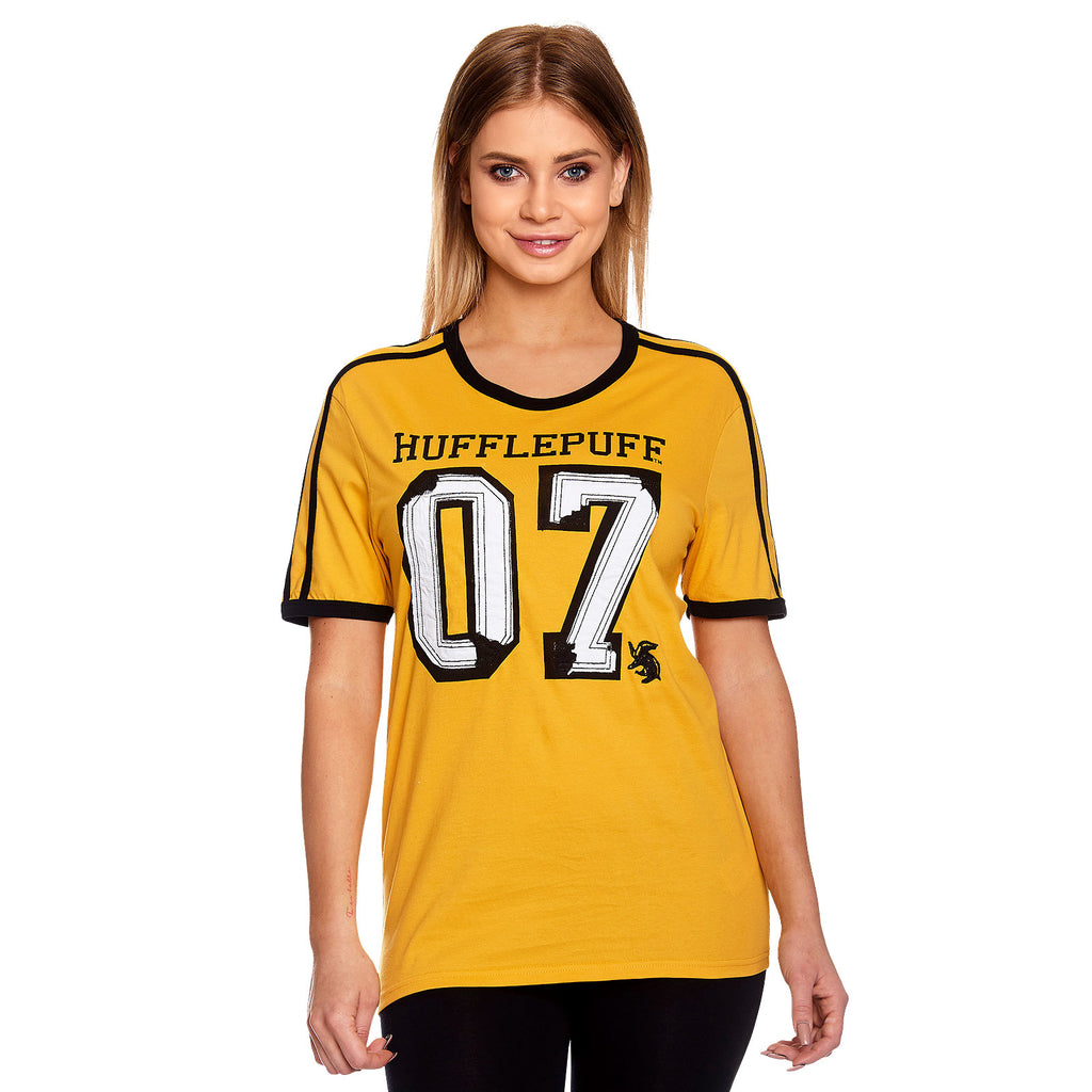 Productafbeelding Hufflepuff Zoeker Cedric Diggory T-shirt geel - Harry Potter