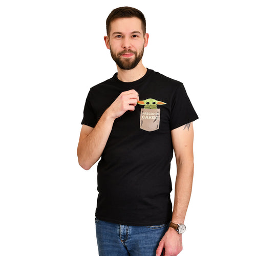 Productafbeelding The Child Precious Cargo T-Shirt Zwart - Star Wars The Mandalorian