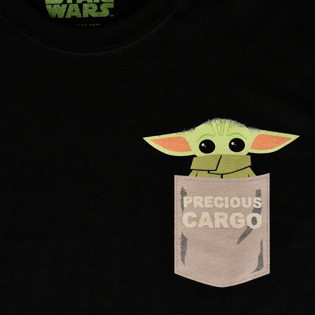 Productafbeelding The Child Precious Cargo T-Shirt Zwart - Star Wars The Mandalorian