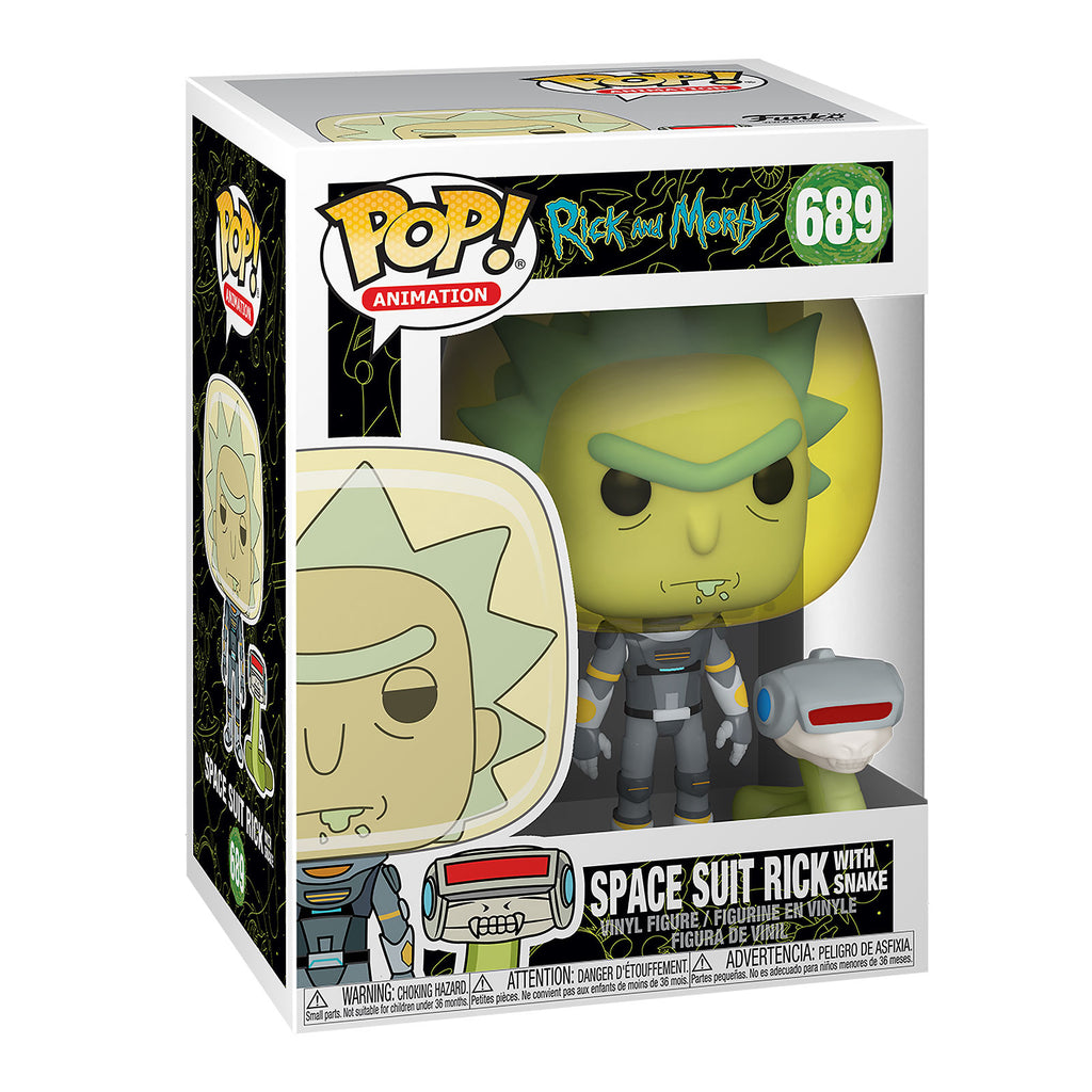 Productafbeelding Rick and Morty - Ruimtepak Rick met slang Funko Pop Figurine