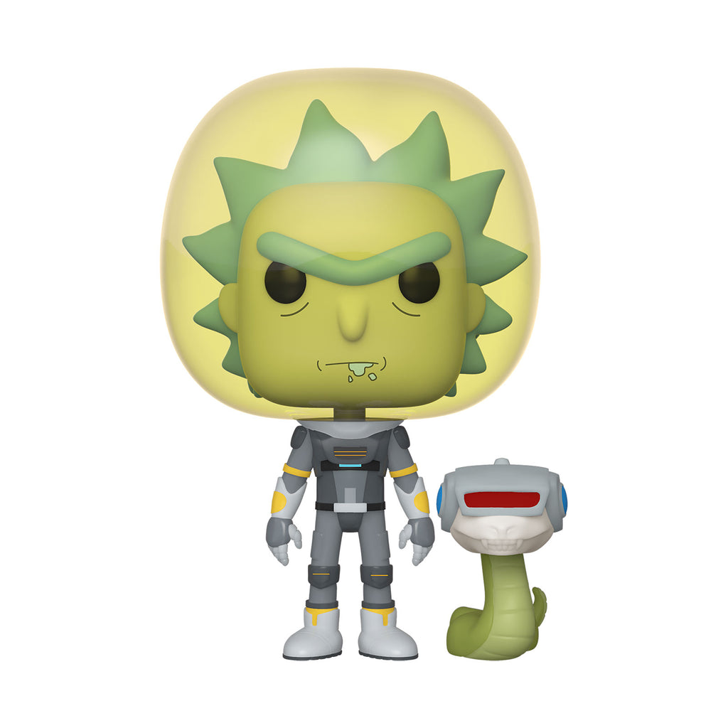 Productafbeelding Rick and Morty - Ruimtepak Rick met slang Funko Pop Figurine