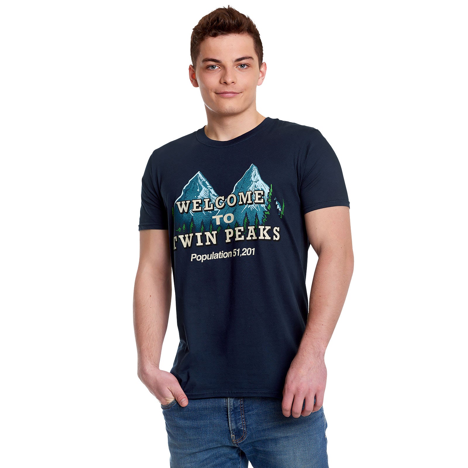 Product image Twin Peaks - Welcome to Twin Peaks Blue T-Shirt
