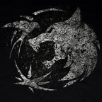 Productafbeelding Wolf Embleem T-shirt voor Witcher Fans zwart