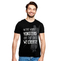 Productafbeelding Monsters We Create T-Shirt voor Witcher Fans Zwart