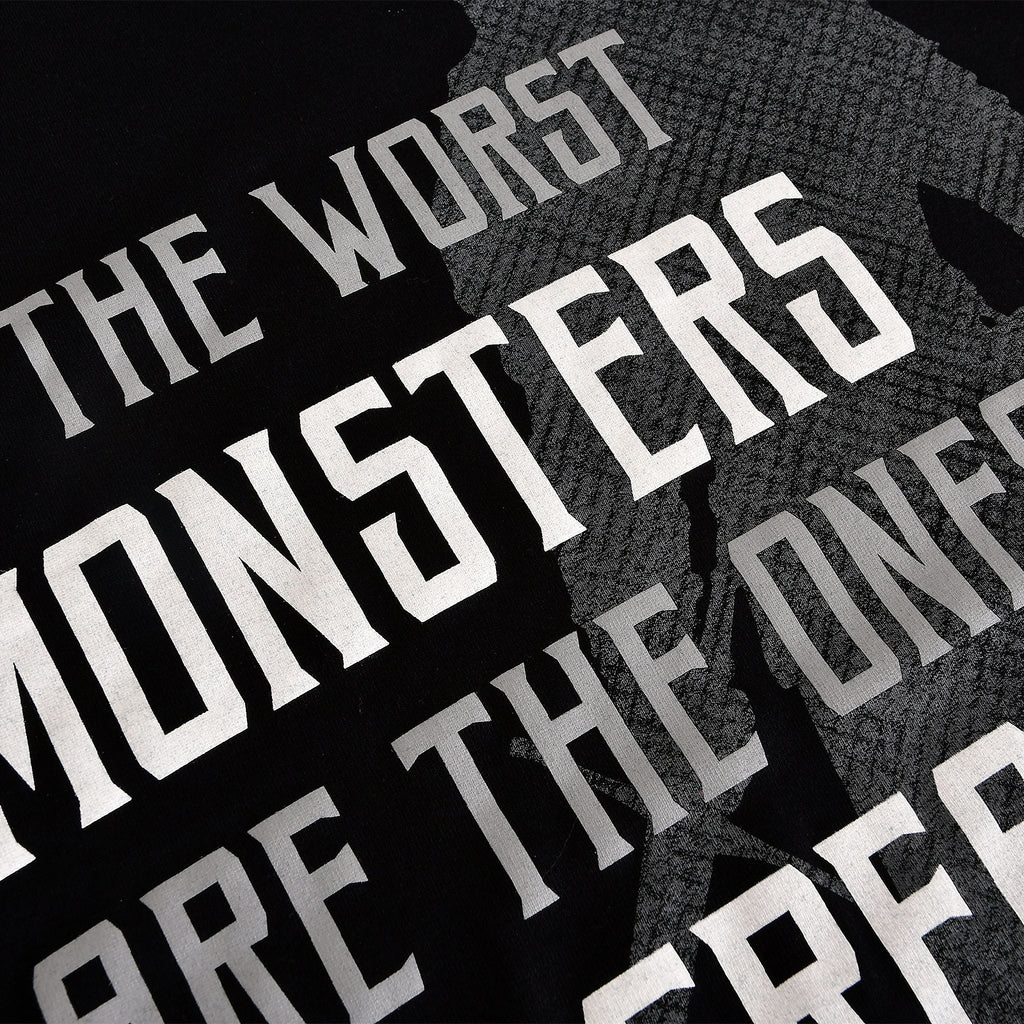 Productafbeelding Monsters We Create T-Shirt voor Witcher Fans Zwart