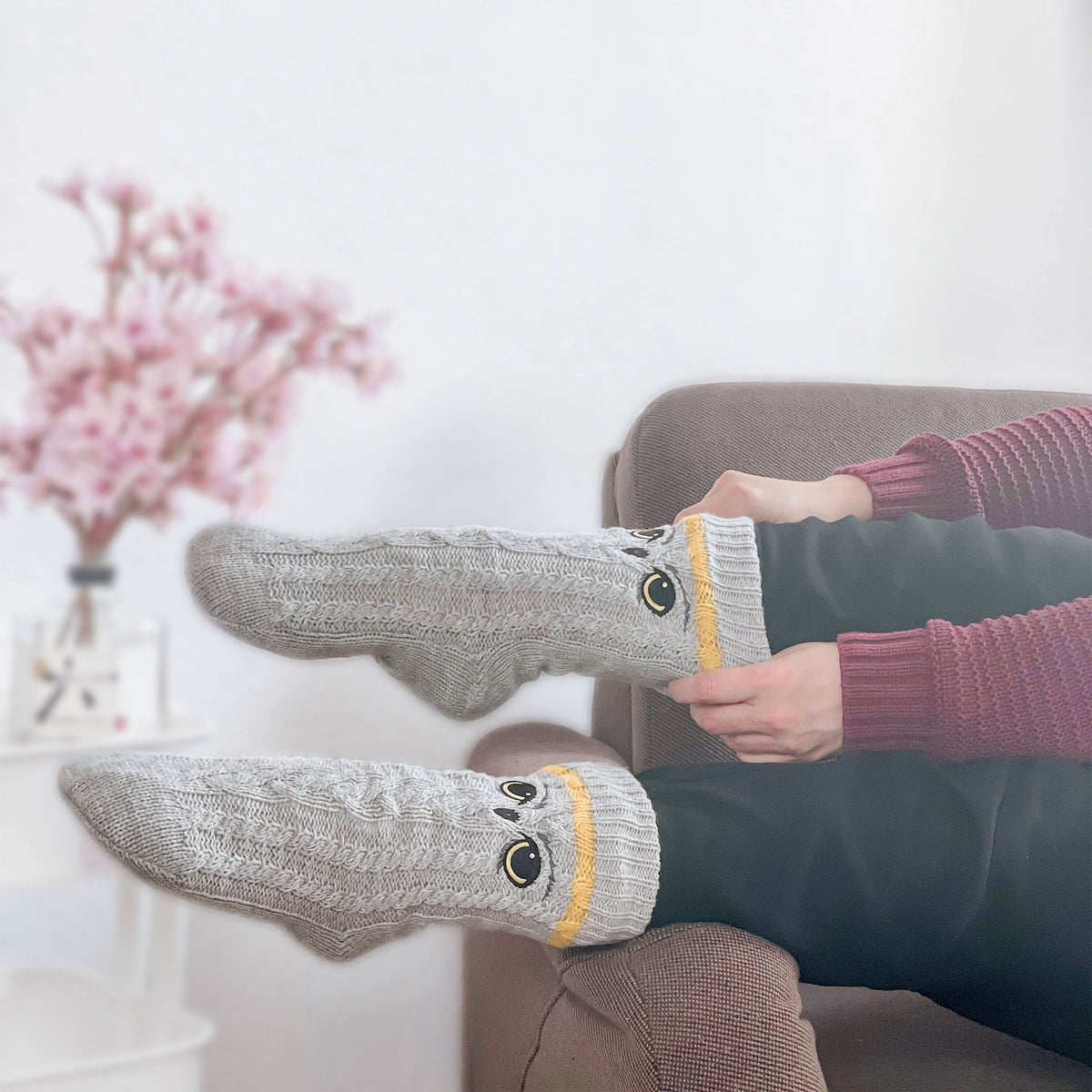 Productafbeelding Harry Potter - Hedwig Sokken Grijs