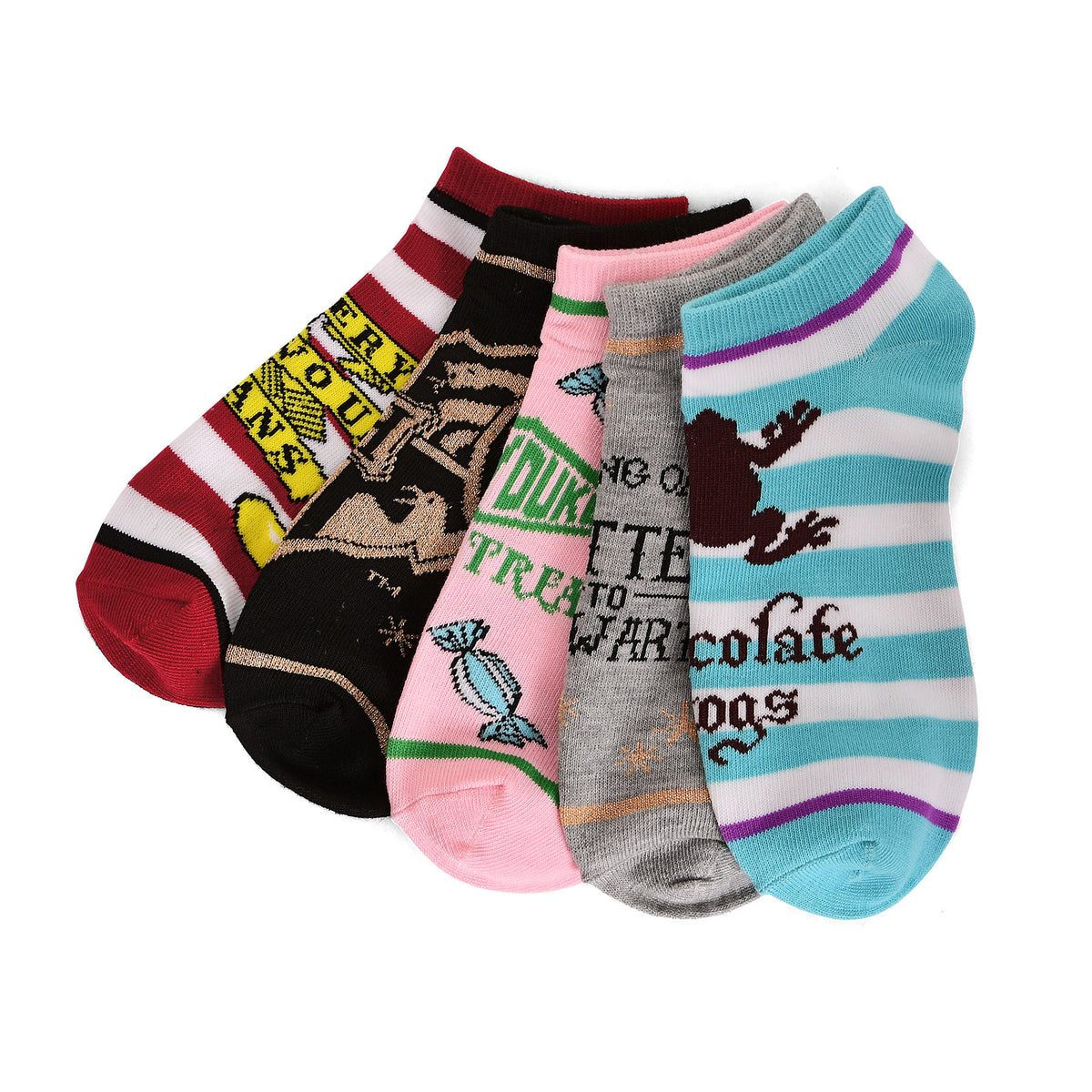 Productafbeelding Harry Potter - Honeydukes Sneaker Sokken 5-delig Set