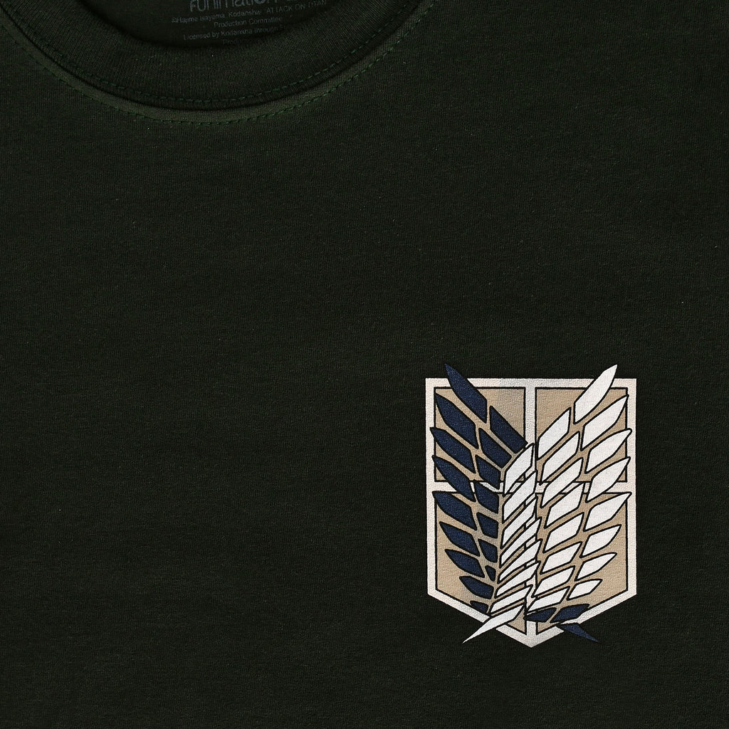 Productafbeelding Attack on Titan - Survey Corps T-Shirt groen