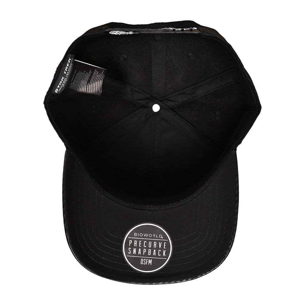 Productafbeelding Star Trek - Metalen Logo Snapback Cap Zwart