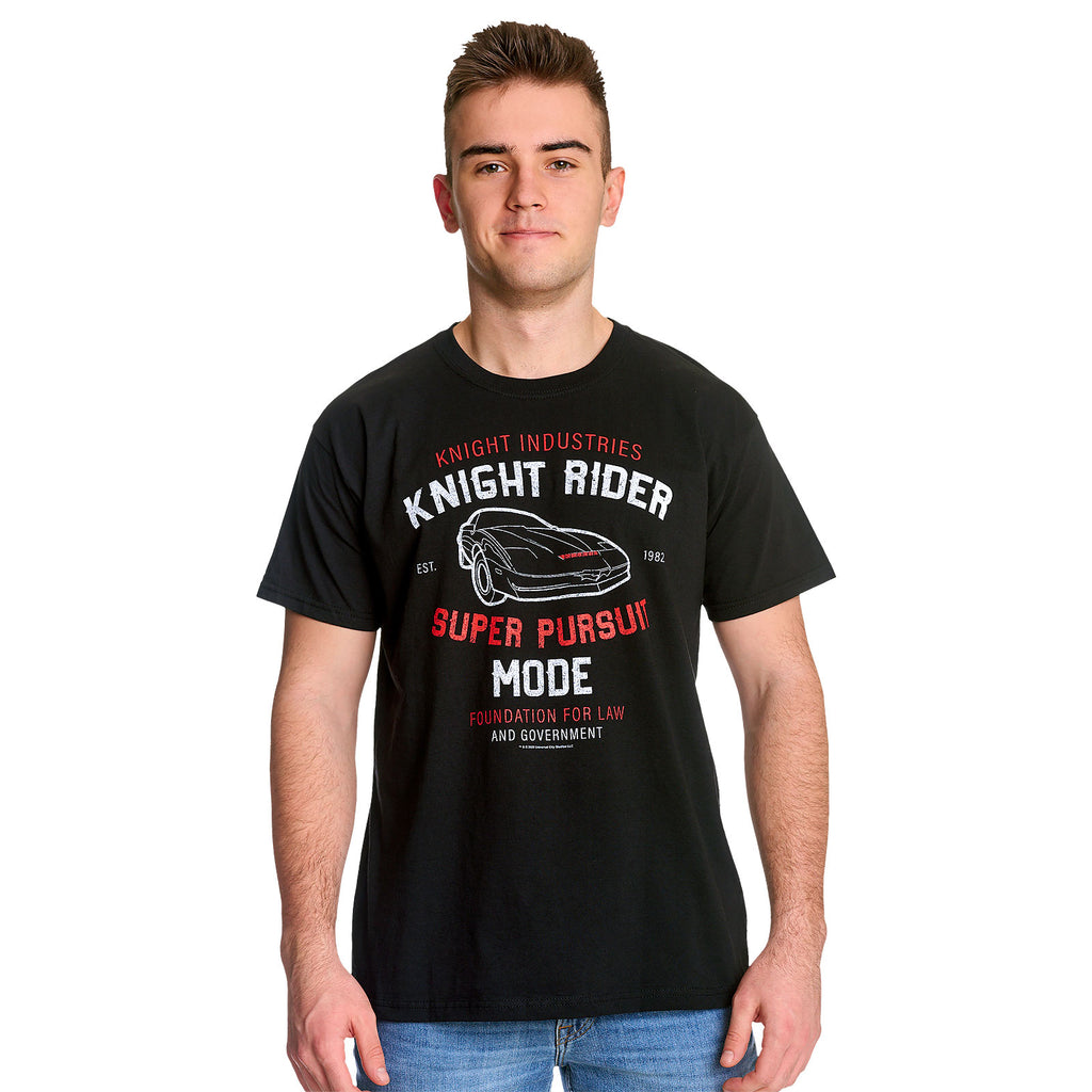 Productafbeelding Knight Rider - K.I.T.T. Super Pursuit Mode T-Shirt zwart