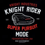 Productafbeelding Knight Rider - K.I.T.T. Super Pursuit Mode T-Shirt zwart