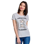 Productafbeelding Bambi - Thumper Vriendschap Dames T-Shirt Grijs