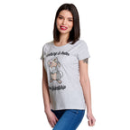 Productafbeelding Bambi - Thumper Vriendschap Dames T-Shirt Grijs