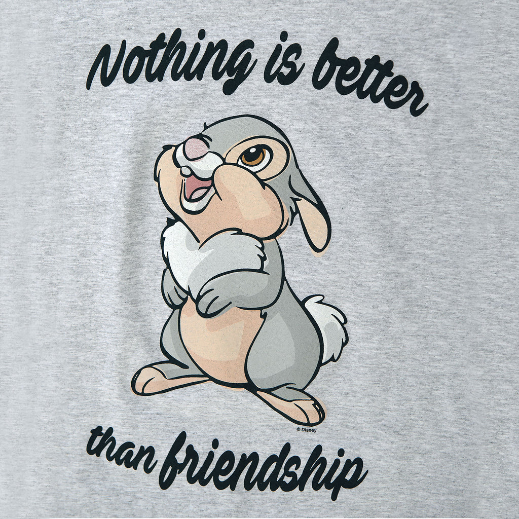 Productafbeelding Bambi - Thumper Vriendschap Dames T-Shirt Grijs