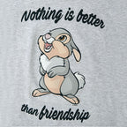 Productafbeelding Bambi - Thumper Vriendschap Dames T-Shirt Grijs