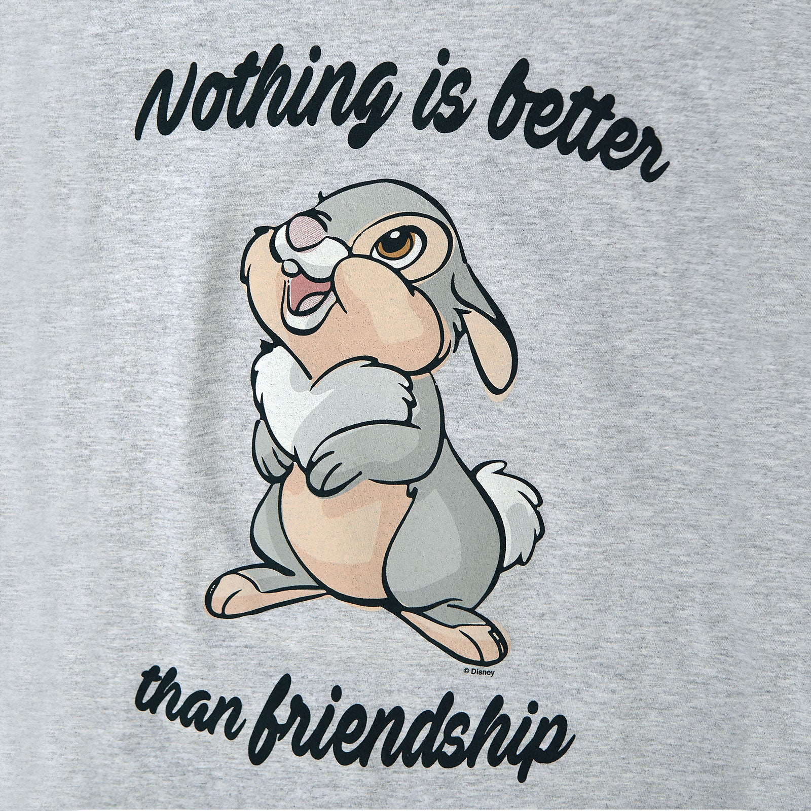 Productafbeelding Bambi - Thumper Vriendschap Dames T-Shirt Grijs