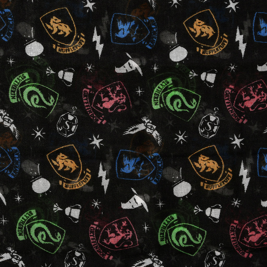 Productafbeelding Harry Potter - Hogwarts Wapen Loop Sjaal Zwart