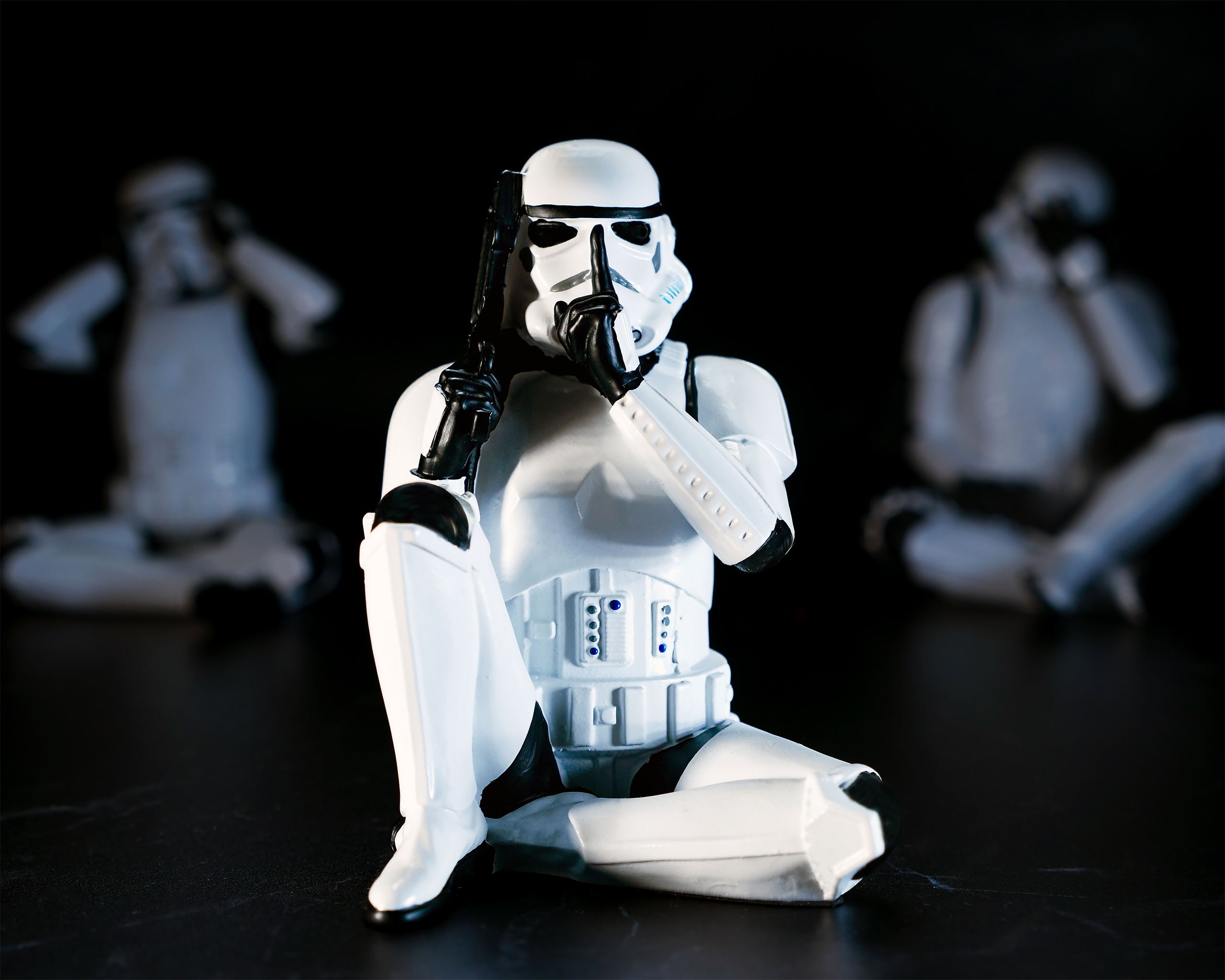 Productafbeelding Originele Stormtrooper Don't Speak Figuur 10cm