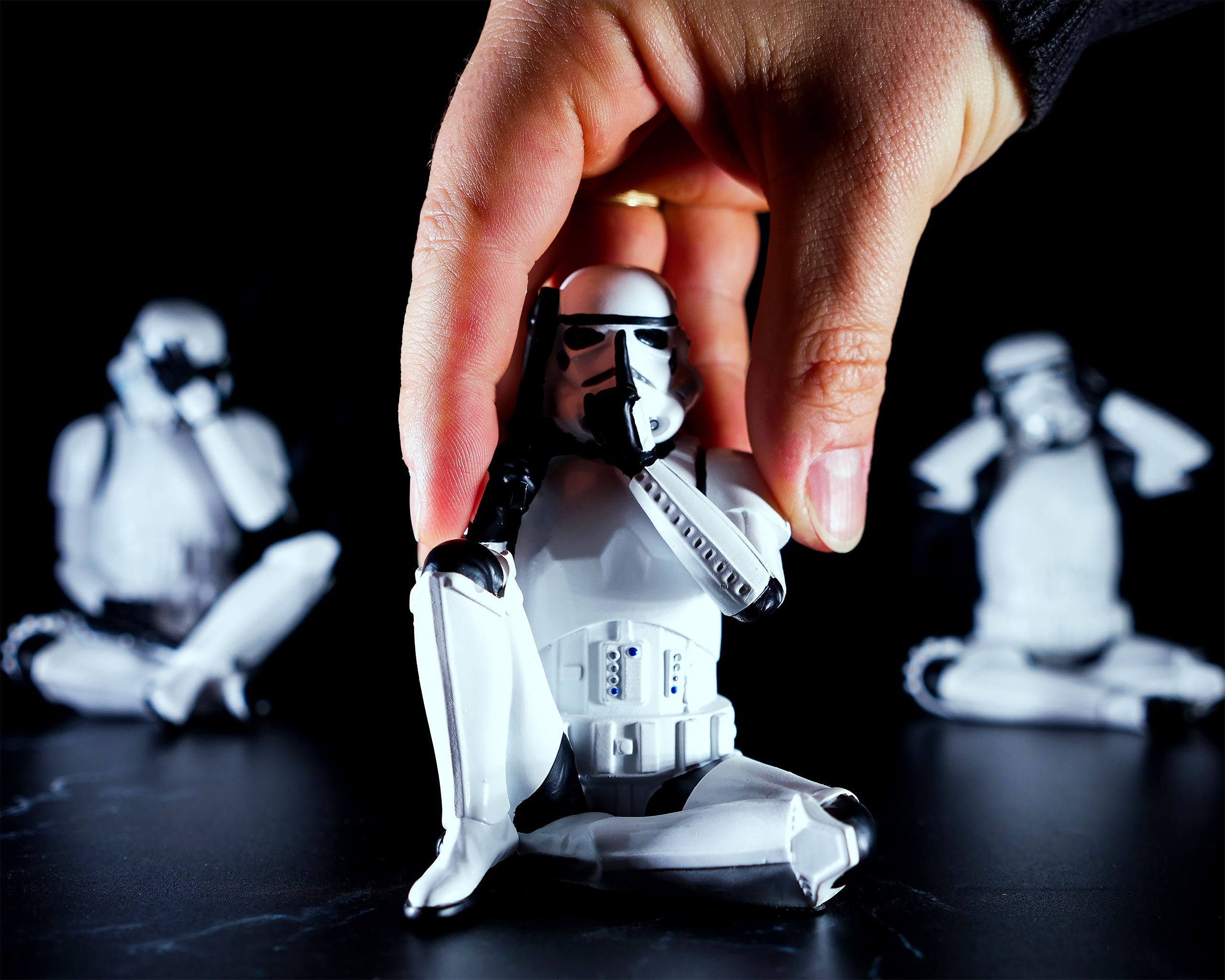 Productafbeelding Originele Stormtrooper Don't Speak Figuur 10cm