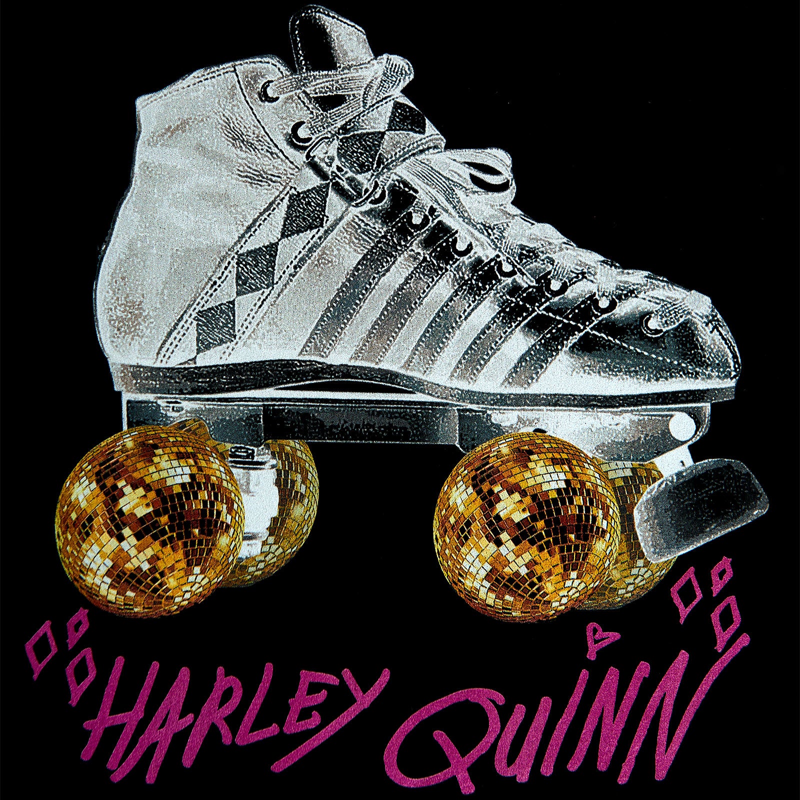 Productafbeelding Birds of Prey - Harley Roller Skates Crop Top Dames zwart