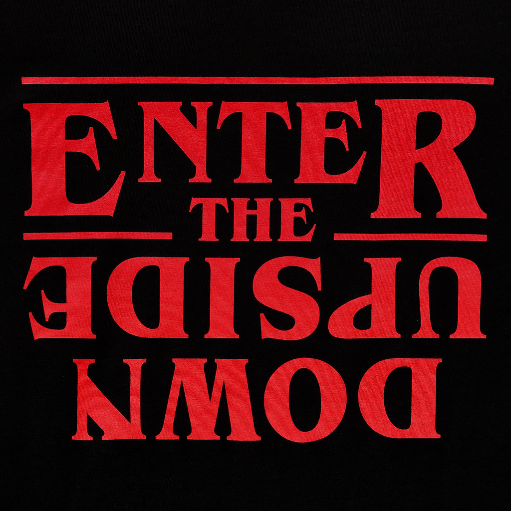 Productafbeelding Enter The Upside Down T-shirt voor Stranger Things fans