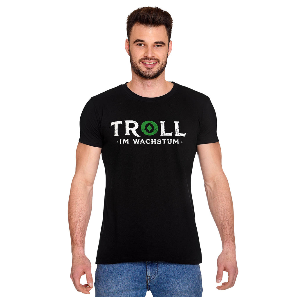 Productafbeelding Groeiende Troll T-Shirt Zwart