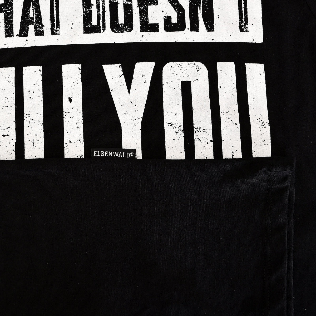 Productafbeelding Wat je niet doodt, geeft je XP zwart T-shirt