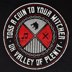 Productafbeelding Toss a Coin dames T-shirt voor Witcher fans zwart